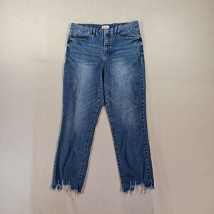 Nicole Miller New York Women's SOHO High-Rise Slim Straight Fit Jeans Size 12